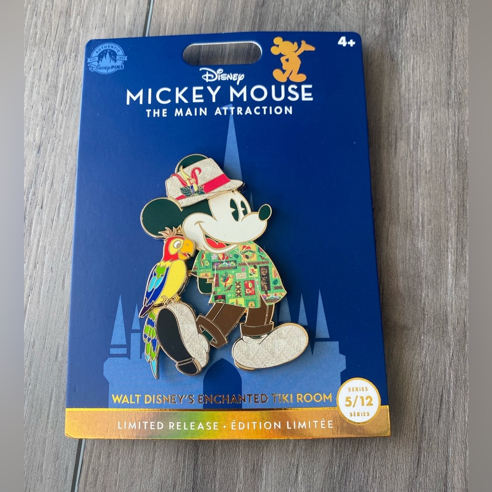 The Main Attraction Large Disney Pin #5 of 12, 50th Anniversary pins, New!
